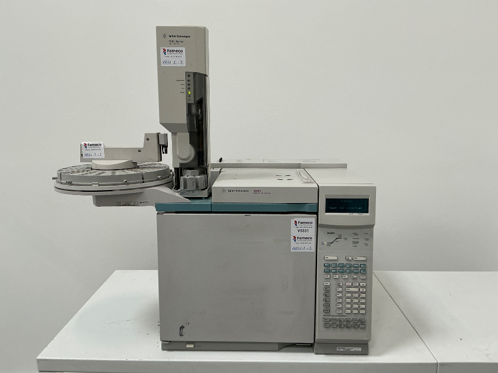 Image of Agilent 6890N GC with Sampler 100positions - SSL FID